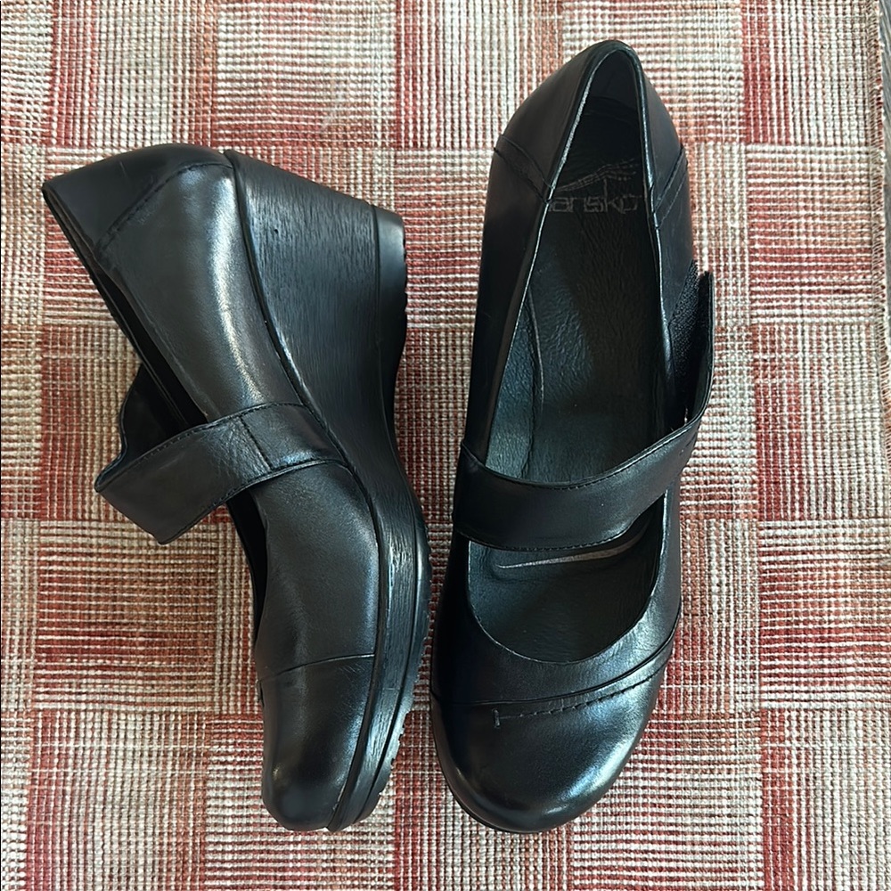 Dansko Black Wedge Shoes for Women